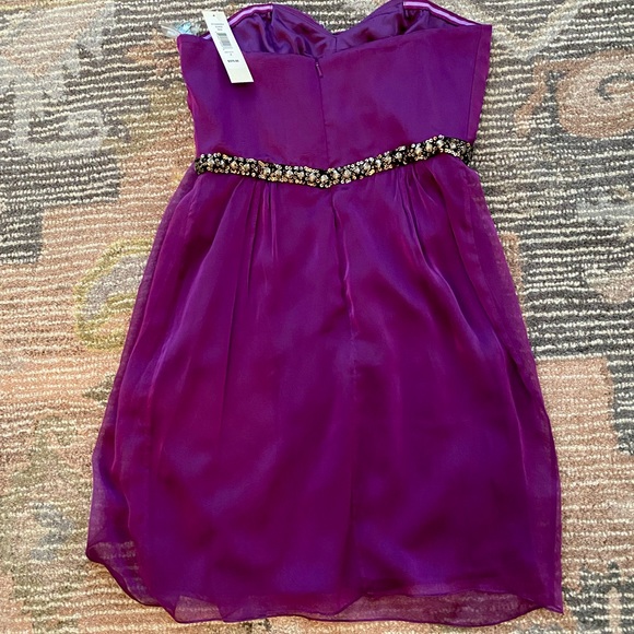 New Badgley Mischka strapless cocktail dress - Picture 2 of 3